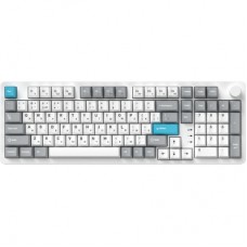 Клавіатура GamePro Asgard Drakkar Keychron Super Red Switch Wireless/Bluetooth/USB UA White (MK305WH)