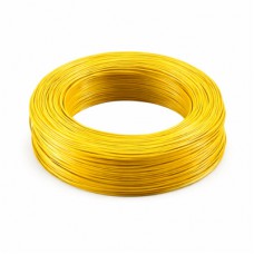 Кабель силовий MYSUN гнучкий, мідний, бухта 610м YELLOW (24AWG-YL)