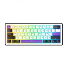 Клавіатура Hator Hellyberry HK60 Mechanical Linear RGB Wireless/Bluetooth/USB UA White/Violet (HK60_wireless)