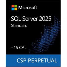 ПЗ для сервера Microsoft SQL Server 2025 Standard Edition and 15 CAL Pack, Commercial, Perpetual (DG7GMGF0VNH6_0001)