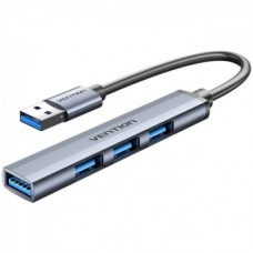 Концентратор Vention USB 3.0 to1xUSB 3.0 + 3xUSB 2.0 gray (CKOHB)