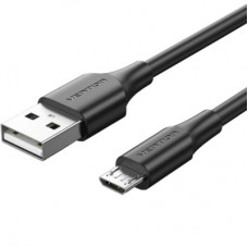 Дата кабель USB 2.0 AM to Micro 5P 1.0m black VENTION (CTIBF)