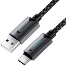 Дата кабель USB 2.0 AM to USB-C 1.2m 60W black Acefast (6974316284482)