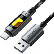 Дата кабель USB 2.0 AM to USB-C 1.2m 60W black Acefast (6974316284673)