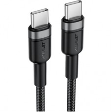 Дата кабель USB-C to USB-C 1.2m 60W black Acefast (6974316285137)