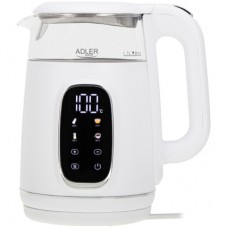 Електрочайник Adler AD 1305 white silver