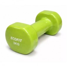 Гантель Ecofit MD2025 з вініловим покриттям 3 кг (K00026986)