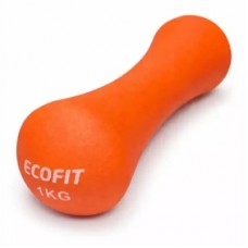 Гантель Ecofit MD2026 з неопреновим покриттям 1 кг (K00026990)