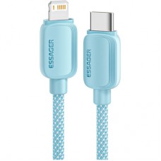 Дата кабель USB-C to Lightning 1.0m 20W blue Essager (EXCTL-WL03-P)