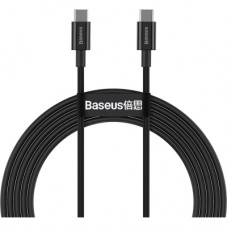 Дата кабель USB-C to USB-C 2.0m 100W black Baseus (CATYS-C01)