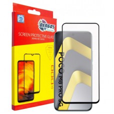 Скло захисне Dengos Full Glue POCO M8 Pro 5G Black (TGFG-429)