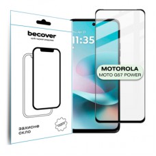 Скло захисне BeCover Motorola Moto G57 Power Black (714855)
