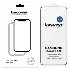 Скло захисне BeCover 10D Samsung Galaxy S26 SM-S942 Black (714766)