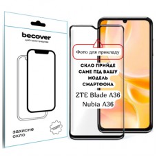 Скло захисне BeCover 10D ZTE Blade A36 / Nubia A36 Black (714374)