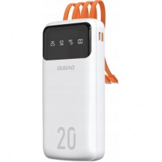 Батарея універсальна Dudao K6Pro+ 20000mAh 10W with USB-C/Lightning/MicroUSB/USB-A cables (6977196682409)