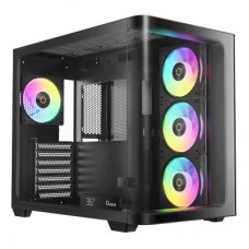 Корпус для ПК OCYPUS IOTA C70 BK CURVE ARGB DIGITAL (IOTA-C70-BKD400CD-GL)