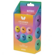 М'ячик для настільного теніса Butterfly Coloured Balls 6 шт (7011630440) (931944)