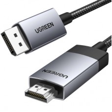 Кабель мультимедійний DisplayPort M to DisplayPort M 3.0m V1.2 4K60Hz 2K144Hz 1080P240Hz black Ugreen (25491)