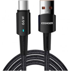 Дата кабель USB 2.0 AM to USB-C 0.5m 6A Essager (EXCT-CGB01)