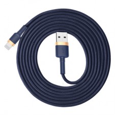 Дата кабель USB 2.0 AM to Lightning 2.0m 1.5A Cafule gold+blue Baseus (CALKLF-CV3)