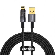 Дата кабель USB 2.0 AM to Lightning 1.0m 2.4A Explorer Series black Baseus (CATS000401)
