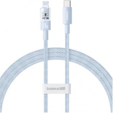Дата кабель USB-C to Lightning 1.0m 20W Gem Fast-Charging blue Baseus (P10373001311-00)