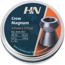 Пульки H&N Crow Magnum 4,5 мм, 0,57 г, 400 шт/уп (92224500004)