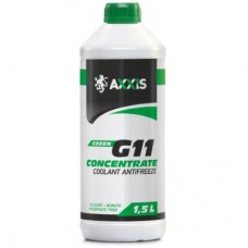 Антифриз AXXIS GREEN концентрат G11 (-80C) 1,5л (AX-2090)