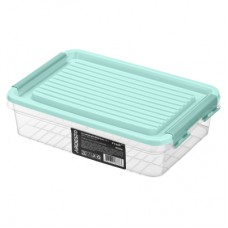 Харчовий контейнер Ardesto Fresh 1.8л, пластик, прямокутна, блакитний (AR1305B)