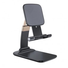 Підставка до планшета та телефона Knight Foldable Desk Mobile Phone Holder Stand (Alloy) Black Essager (EZJZM-QS01)