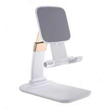 Підставка до планшета та телефона Knight Foldable Desk Mobile Phone Holder Stand (Alloy) White Essager (EZJZM-QS02)
