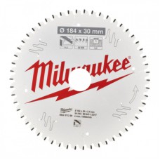 Диск пильний Milwaukee Alu PFTE, діаметр 184х30х2,4мм, 54 зуб. (4932471299)
