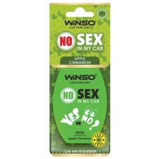 Ароматизатор для автомобіля WINSO NO Sex in My Car APPLE CANNAMON (535830)
