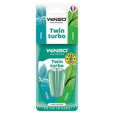 Ароматизатор для автомобіля WINSO Twin Turbo - Fresh & Green (538750)