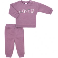 Спортивний костюм дитячий Soft Kids LOVED (111-74G-lilac)
