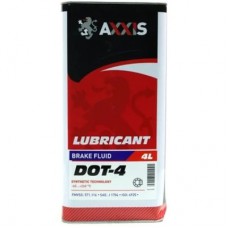 Гальмівна рідина AXXIS DOT4 4л (AX-26461.4)