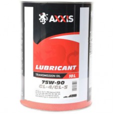Трансмісійна олива AXXIS 75W-90 GL-4 / GL-5  10л (ax-1009)