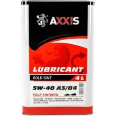 Моторна олива AXXIS 5W-40 A3/B4 Gold Sint 4л (AX-2025)