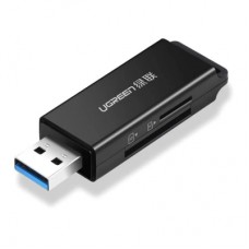 Зчитувач флеш-карт Ugreen USB 3.0 to SD/TF CM104 black (40752)