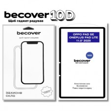 Скло захисне BeCover 10D OPPO Pad SE / OnePlus Pad lite 11.0" 2025 Black (714644)