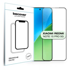 Скло захисне BeCover Xiaomi Redmi Note 15 Pro 5G Black (714891)