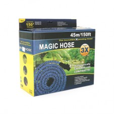 Шланг для поливу Voltronic 15-45м/150ft + розпилювач, насадка на кран, Blue/Green, Box (Garden hose 15-45)