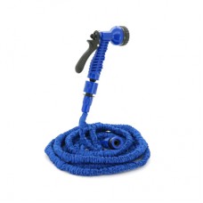 Шланг для поливу Voltronic KY-150B, 5-15м/50ft, + розпилювач, насадка на кран, Blue, Box (KY-150B)