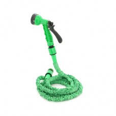 Шланг для поливу Voltronic KY-75G, 2,5-7.5м/25ft, + розпилювач, насадка на кран, Green, Box (KY-75G)