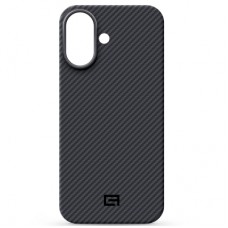 Чохол до мобільного телефона Armorstandart BlackIcon Aramid Twill MagCase Apple iPhone 17 Black (ARM90148)