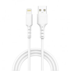 Дата кабель USB 2.0 AM to Lightning 1.0m 2.4A white Grand-X (PL-05W)