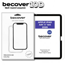 Скло захисне BeCover 10D Apple iPad Air 11" M4 2026 Black (715169)