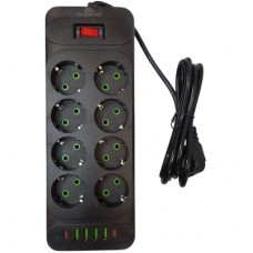 Мережевий фільтр живлення XoKo XK-SP-8-4-2-BK