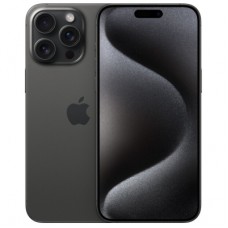 Мобільний телефон Apple iPhone 15 Pro 128Gb Black Titanium eSim (REF A) BREEZY (2AMTQM3)