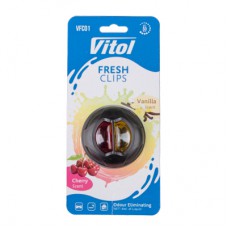 Ароматизатор для автомобіля VITOL Fresh Clips Cherry +Vanilla (VFC01)